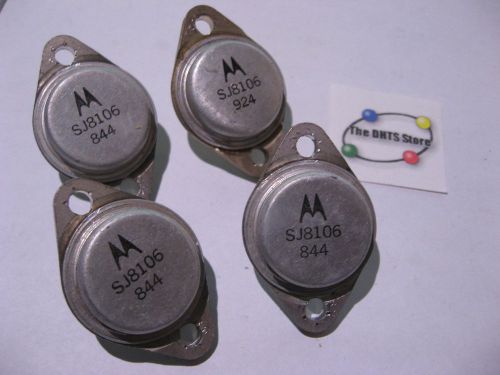 Qty 4 Motorola SJ8106 Silicon NPN High Power Transistor - USED