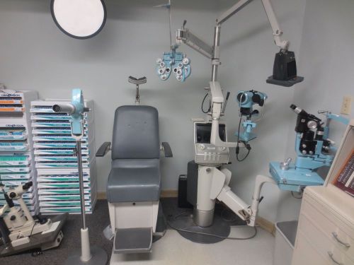 Complete Optometric Exam Lane with Lensometer
