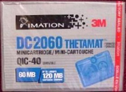 10 Imation DC2060 Data Cart,Thetamat Format,QIC-40-NIB