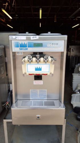 2001 taylor 337 cart soft serve ice cream frozen yogurt machine warranty 3ph air for sale