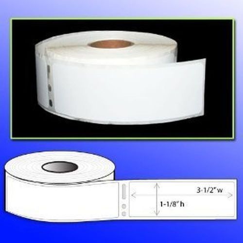 Menotek 4 Rolls of 1.125x3.5 Dymo-Compatible Address Shipping Labels 30252