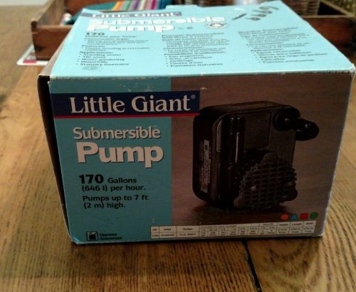 Little Giant Submersible Pump Model PE-1 115V