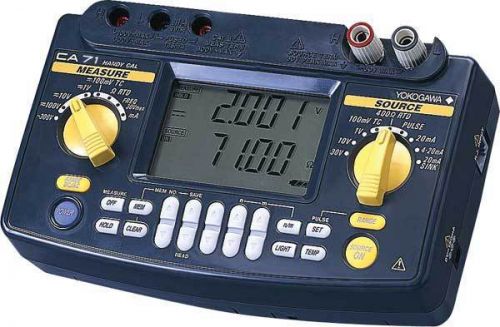 Yokogawa CA71/SP1 Multifunction Calibrator Plus TC and RTD and Communi