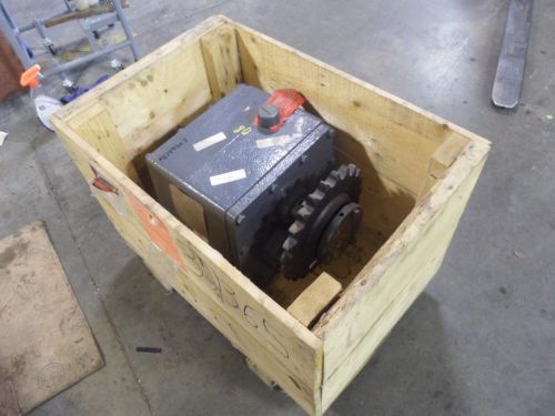 FALK ENCLOSED GEAR DRIVE W/ BACK STOP #514926J RATIO 16.62 REBUILT IN CRATE