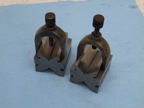 Machinist V-Blocks Lot of (2) 1 3/4x1 3/4x 2 toolmaker grinding milling