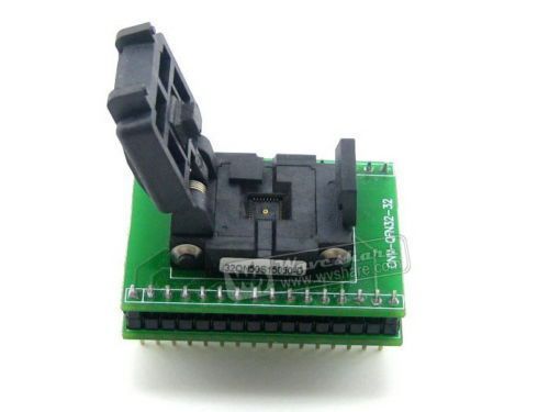 Qfn32 mlf32 mlp32 qfn to dip32 5x5 mm 0.5pitch ic test socket programmer adapter for sale
