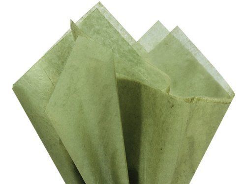 Tapestry Green Wrap Tissue Paper 15&#034; X 20&#034; - 100 Sheets