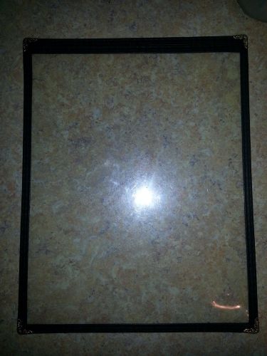 2 Sided View Restaurant Menu Cover Clear 50pcs