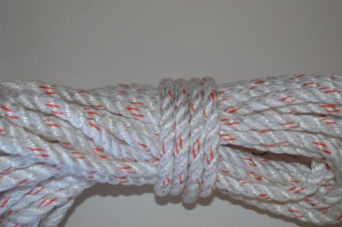 1/2&#034; New England  3 strand multiline II x 62ft. Hank Packing Rope Arborist horse