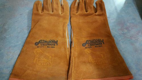 Red ram welding gloves