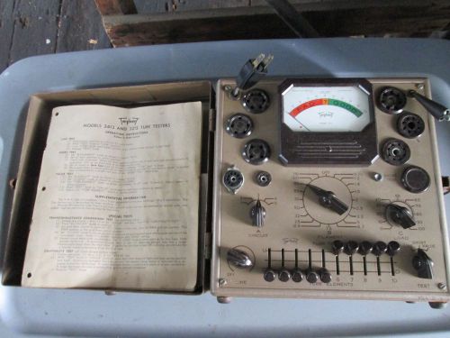 Triplet  Tube Tester model 2412 or 3212