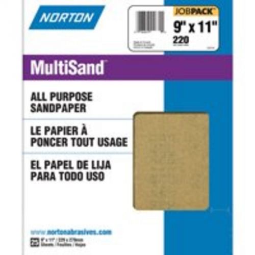 9X11 Multisand Job Pack 220 Norton Aluminum Oxide Sheet 00354 076607003546