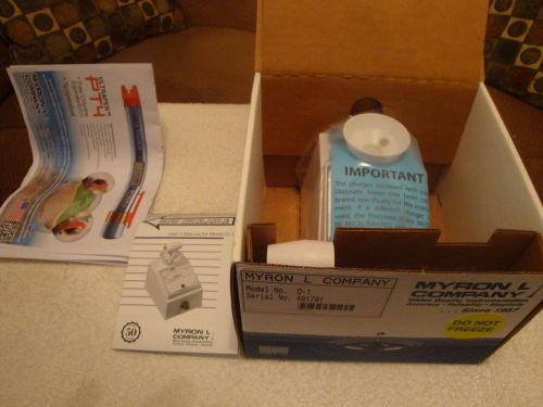 SET OF 2 NEW in Box Myron L Water Quality Meter - Model D-1 set of 2 meters