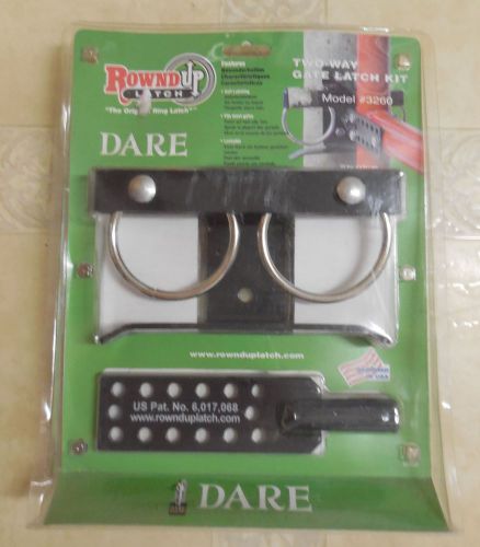 Rownd Up Latch Dare Model #3260 Two Way Kit 3260 Gate Ring Lockable Kit Rowndup