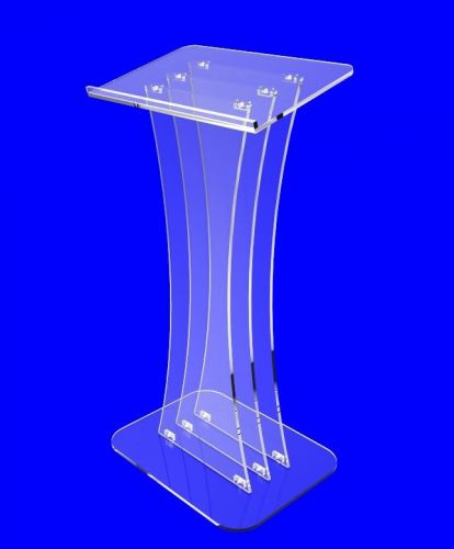 Assembled Acrylic/Podium/Lectern/Pulpit/Plexiglass/Lucite/clear 1803-3