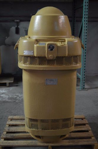 US, Vertical Hollow Shaft Electric Motor, 200 HP, 1800 RPM, 445TP, 460V.