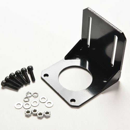 For 57mm NEMA23 Stepper Motor Alloy Steel Mounting Bracket + Screws Fashion POP