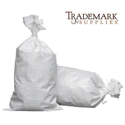 Woven Polypropylene Sand Bags With Ties &amp; UV Protection Size: 18X30, Number of