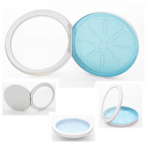 NEW ROUND TIN CD/DVD CASE WITH WINDOW 100 PCS BL800