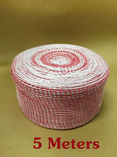 TRUNET MEAT NETTING 200/48 ROAST RED/ WHITE SUPER PLUS ROLL 11331 - 5M