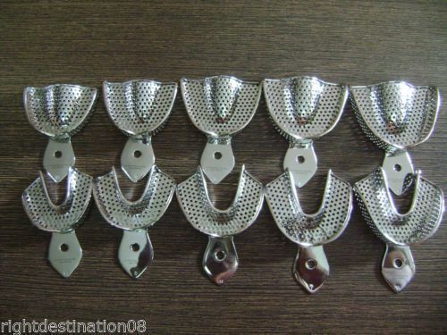 RIM LOCK DENTULOUS IMPRESSION TRAY SET (SET OF 5 PAIRS) IMPRESSion