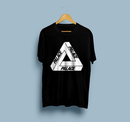 New Palace Skateboards Palace Wax Label Skate T-Shirt - Black All Size