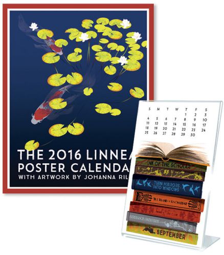 Nwt - linnea 2016 poster 11&#034;x14&#034; poster calendar - artwork by johanna riley for sale