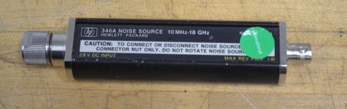 Hp agilent 346a noise source 10mhz-18ghz 6db enr 3.5mm good for sale