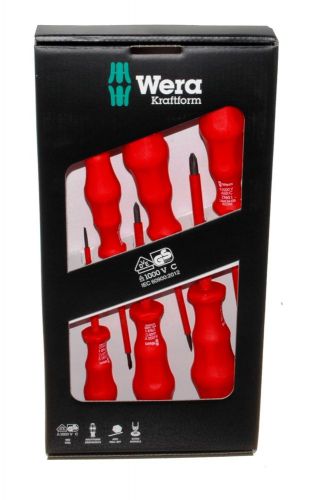 05031282001 wera kraftform classic vde 1760i/6 screwdriver set [vb] for sale