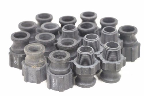 Lot (18) PT Banjo NC3/4A NC3/4F 3/4&#034; NPT Female Male Threaded Cam Groove Adapter