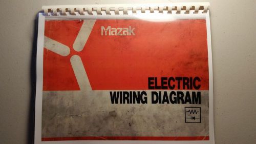 Mazak Integrex 30/35 w/PC Fusion 640T Electrical Wiring Diagram Manual Rare!