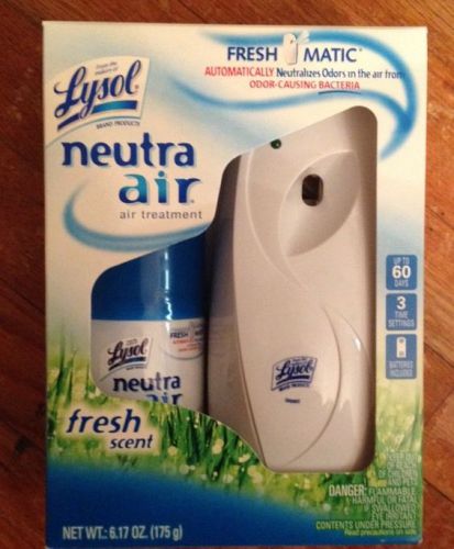 LYSOL NEUTRA AIR FRESHMATIC Starter Kit, Fresh Scent, Aerosol, 6.17oz