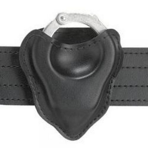 Safariland Plain Black Open Top Hiatts Safari-Laminate Handcuff Pouch -090-1-16