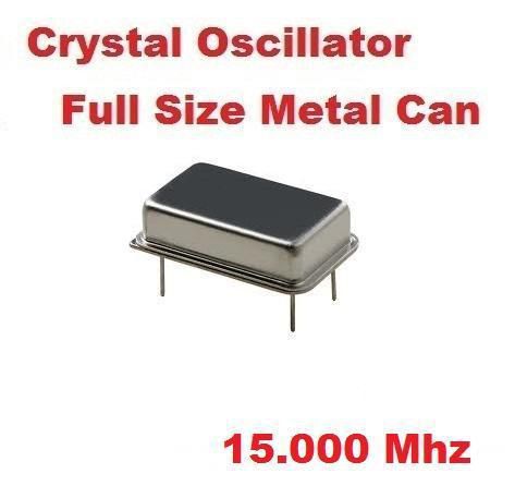 15.000Mhz 15.000 Mhz CRYSTAL OSCILLATOR FULL CAN (10 pcs) *** NEW ***