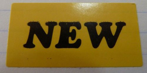 Labels Printed &#034;NEW&#034; - .75 x 1.5&#034;  for Retail and resale shops (20 Stickers)