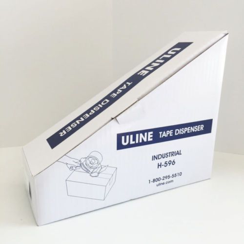 ULINE INDUSTRIAL 3&#034; TAPE DISPENSER  H-596  SIDE LOAD GUN  3 INCH  NEW! 14389