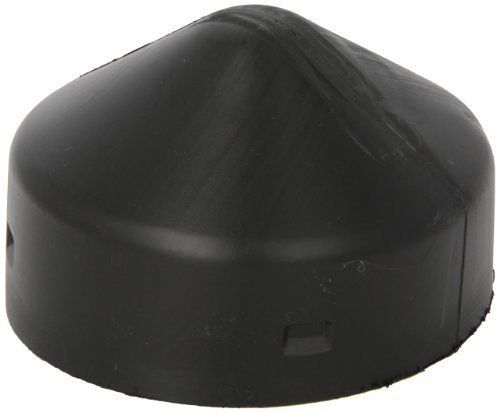 Eagle 1769 Bollard Post Cap, Round, 6.5&#034; Diameter, Black