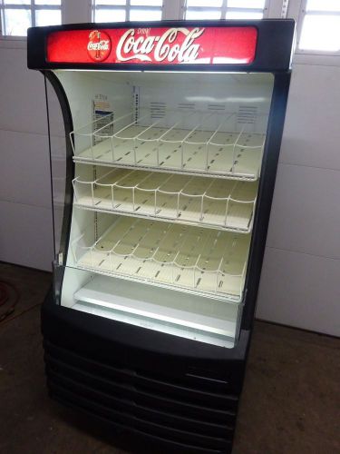 BEVERAGE AIR BZ13 OPEN AIR MERCHANDIZER COOLER REFRIGERATOR CLEAN &amp; WORKS !!