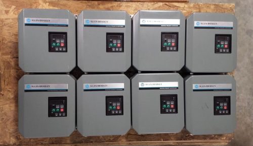 Lot of 8 allen bradley 1333-zaa 3/4 hp vfd adjustable frequency ac drives for sale