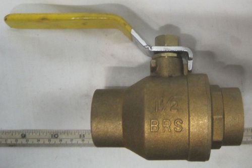 Apollo 94A Series 1-1/2&#034; Full Port Brass Ball Valve  Solder ***FREE SHIPPING***