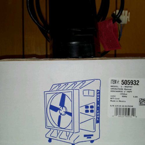 Port-a-cool replacement pump 016-4r for sale