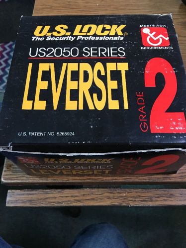 U.S. Lock US2050 Series Storeroom Grade 2 Leverset US2052D-IC New In Box