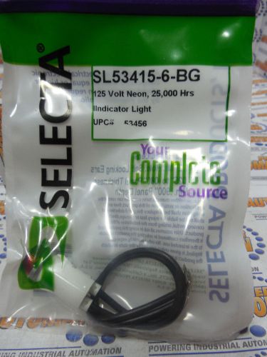 SELECTA, SL53415-6-BG, INDICATOR LIGHT, RED RAISED LENS