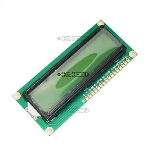 2pcs 1602 16x2 hd44780 character lcd display module lcm yellow backlight new