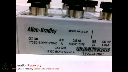 ALLEN BRADLEY 1732-DIBDPM12MND SERIES A ARMOR BLOCK 16P INPUT BLOCK