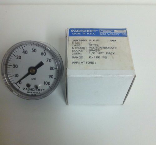 ASHCROFT 20W1005H01B PRESSURE GAUGE 100#