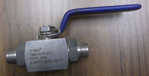 D-pro 86 series model v86a-d-8t-pc ball valve class 2500 and 6000 wog for sale