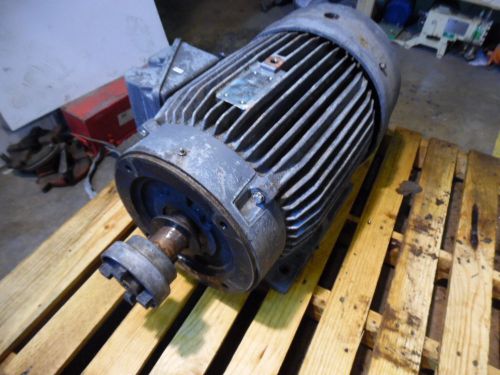 TOSHIBA 50 HP PREMIUM MOTOR MOD: B0504FLB1B2H FR: 326T 460V 3PH 1760 RPM USED