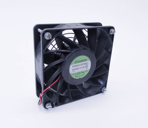 Sunon PSD2412PMB1 24V 19.2W 2 wire Cooling Square Fan