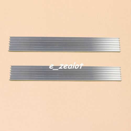 2pcs silver-white heat sink 150x20x6mm led heat sink aluminum cooling fin best for sale